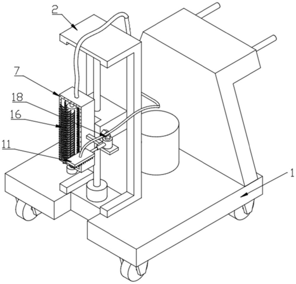 一种图书馆书架清理机